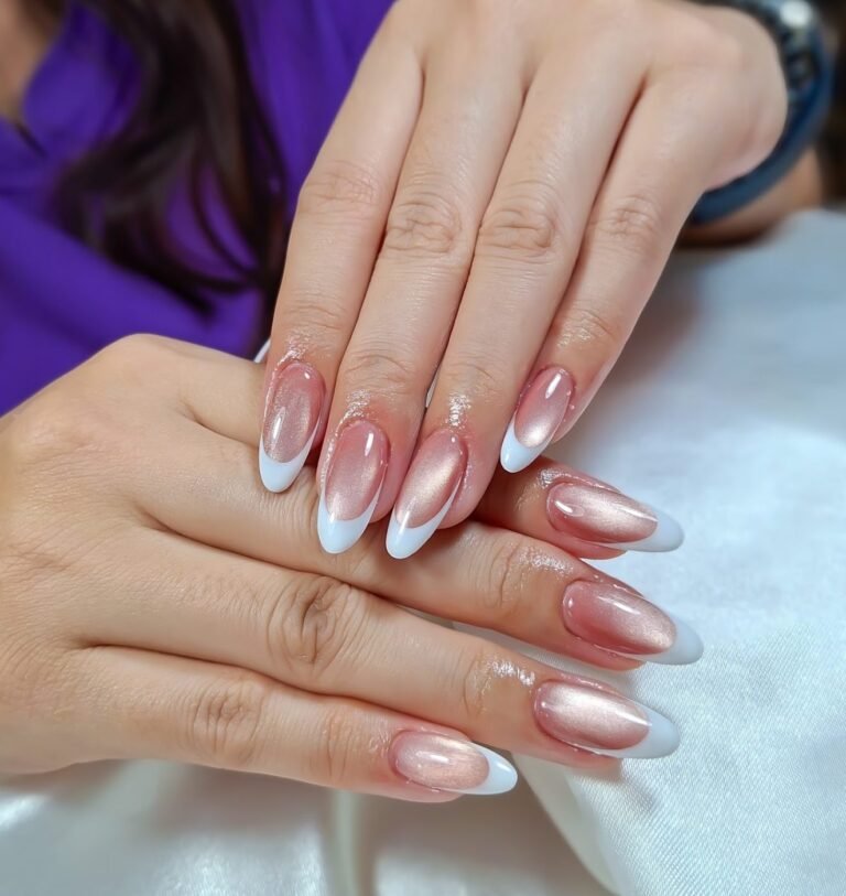 ผลงานทำเล็บเจล E.Farang nail พะเยา 3