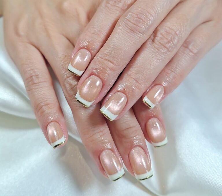 ผลงานทำเล็บเจล E.Farang nail พะเยา 14