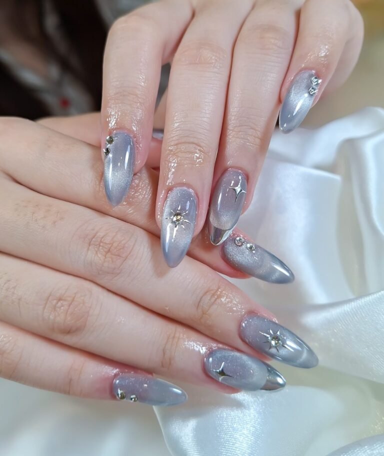 ผลงานทำเล็บเจล E.Farang nail พะเยา 20