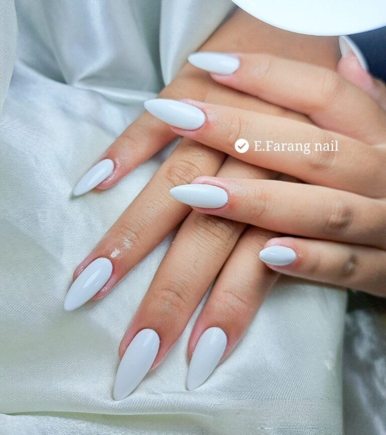 ผลงานทำเล็บเจล E.Farang nail พะเยา 22