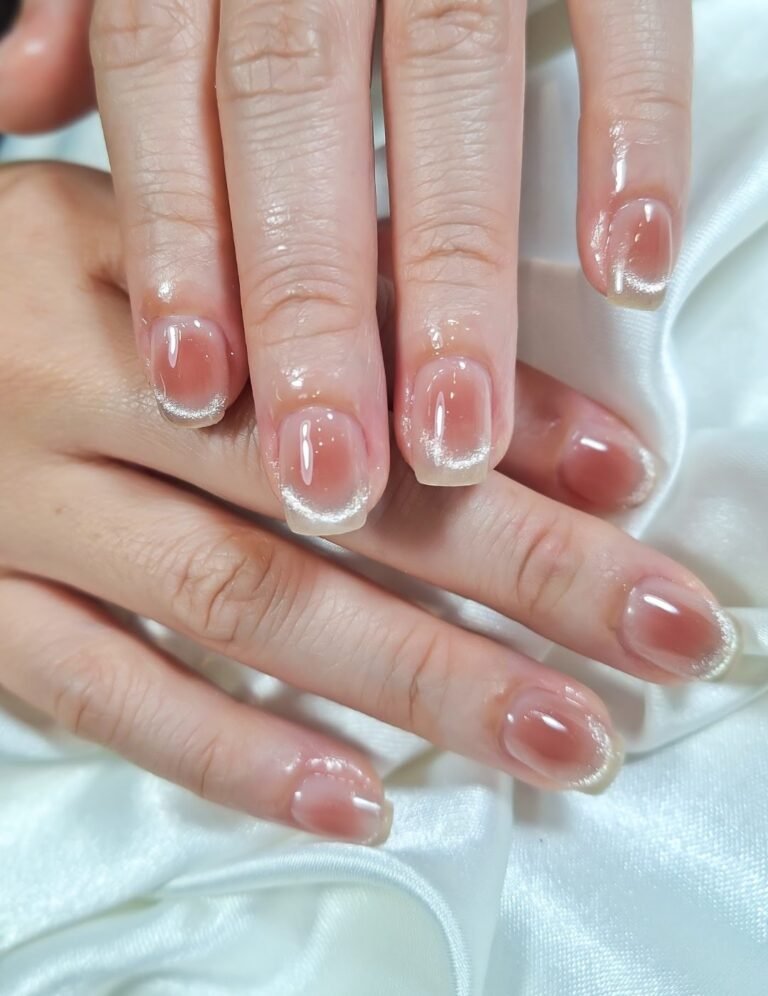 ผลงานทำเล็บเจล E.Farang nail พะเยา 28
