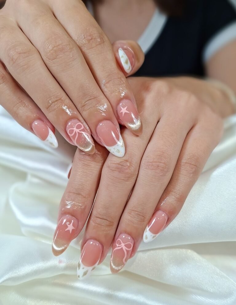 ผลงานทำเล็บเจล E.Farang nail พะเยา 35